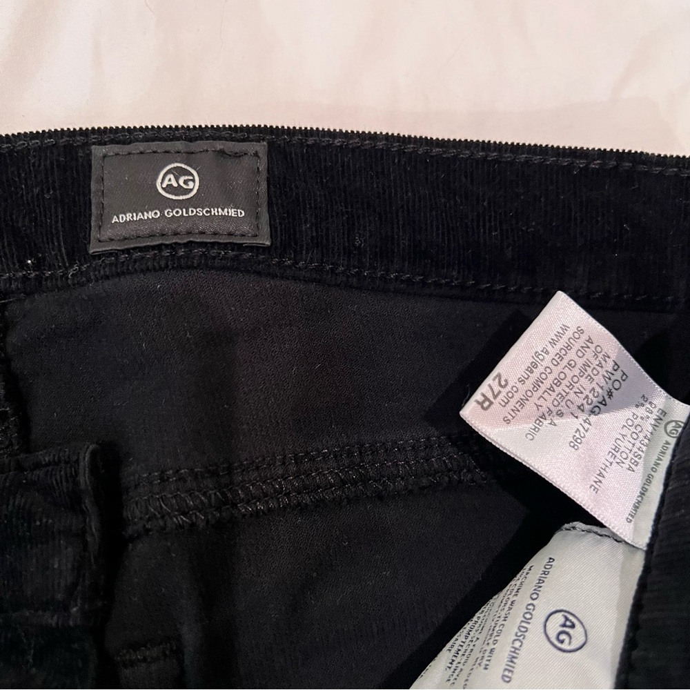 AG the Prima ankle black cords in Size 27R - Picture 6 of 6